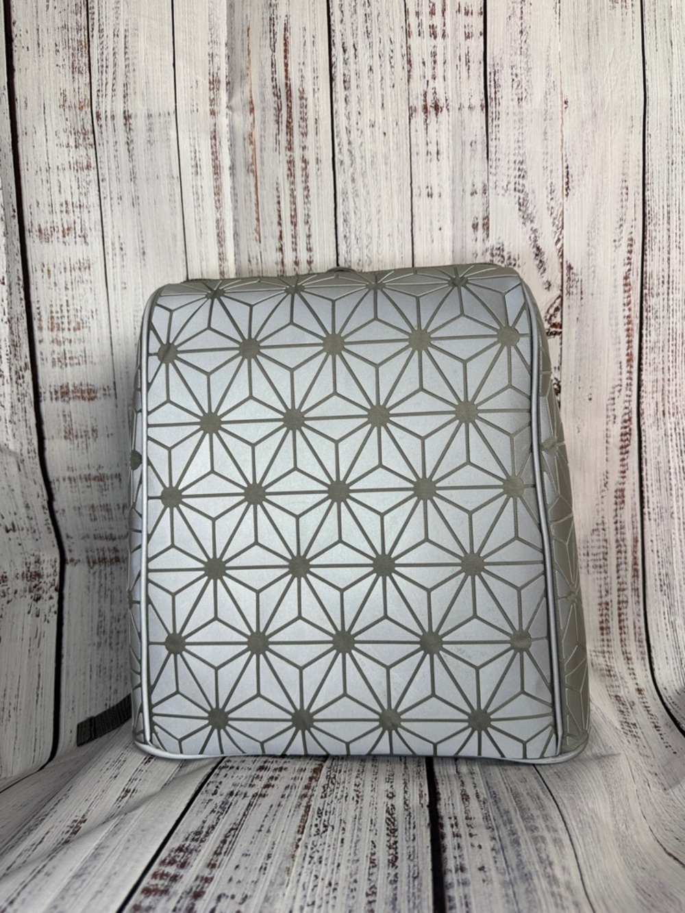 Disney Silver Geometric Backpack (Epcot inspired)